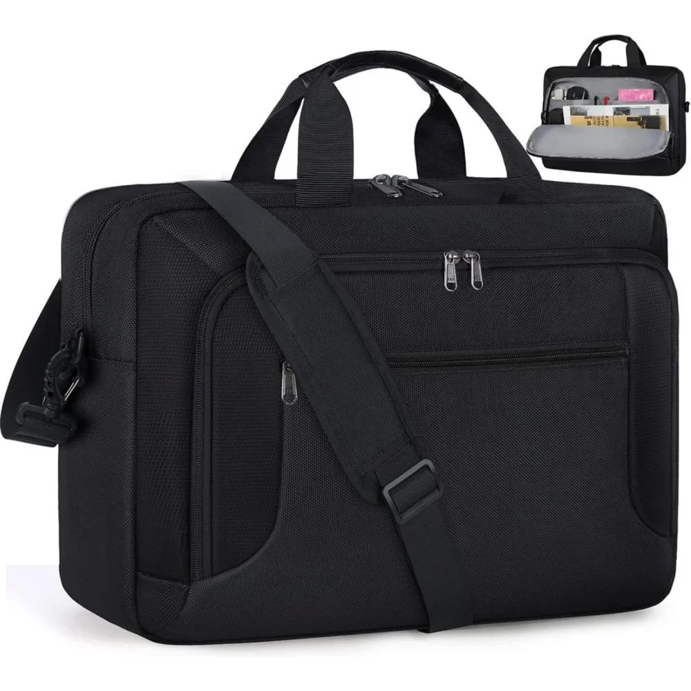 Men's Black waterproof Laptop bag 17.3 Inch